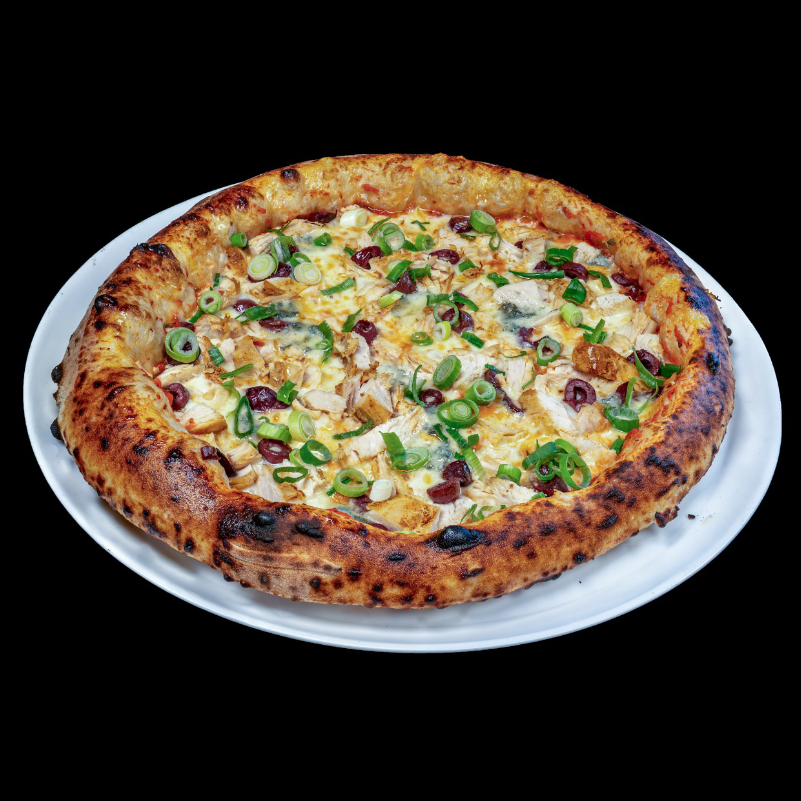 pizza pollo blu